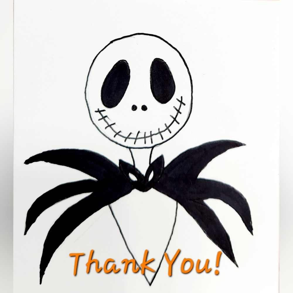 Original Art Work by Seller Jack Thank You Card